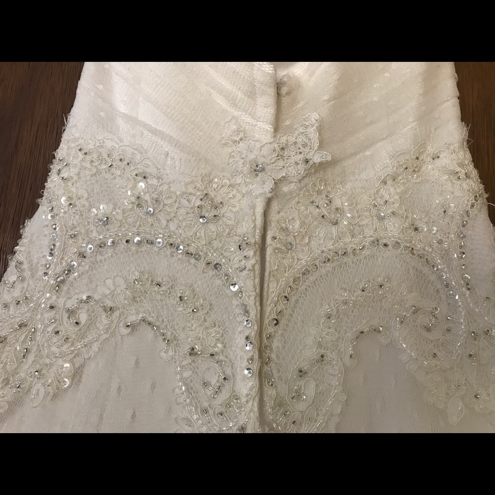 Casablanca wedding gown 1914 MAKE ANY OFFER - Picture 5 of 8